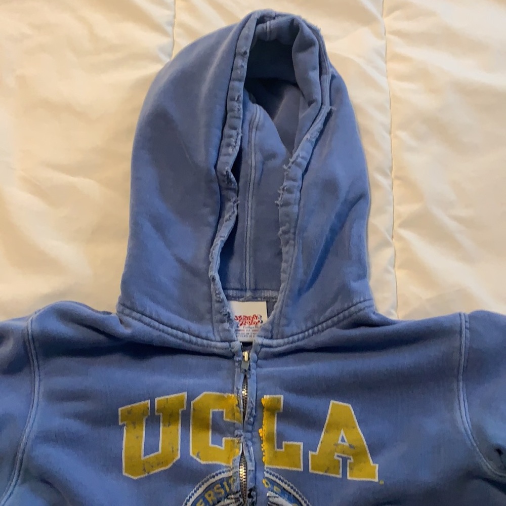 UCLA distressed zip-up sweatshirt - Picture 2 of 3